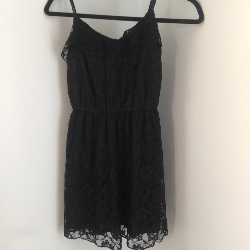 Lace black dress